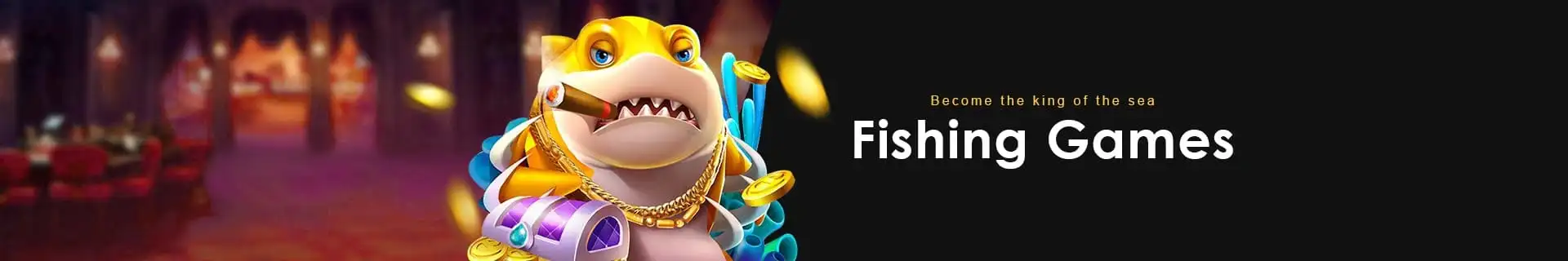 BWENAS GAMING fishing game interface with vibrant underwater graphics