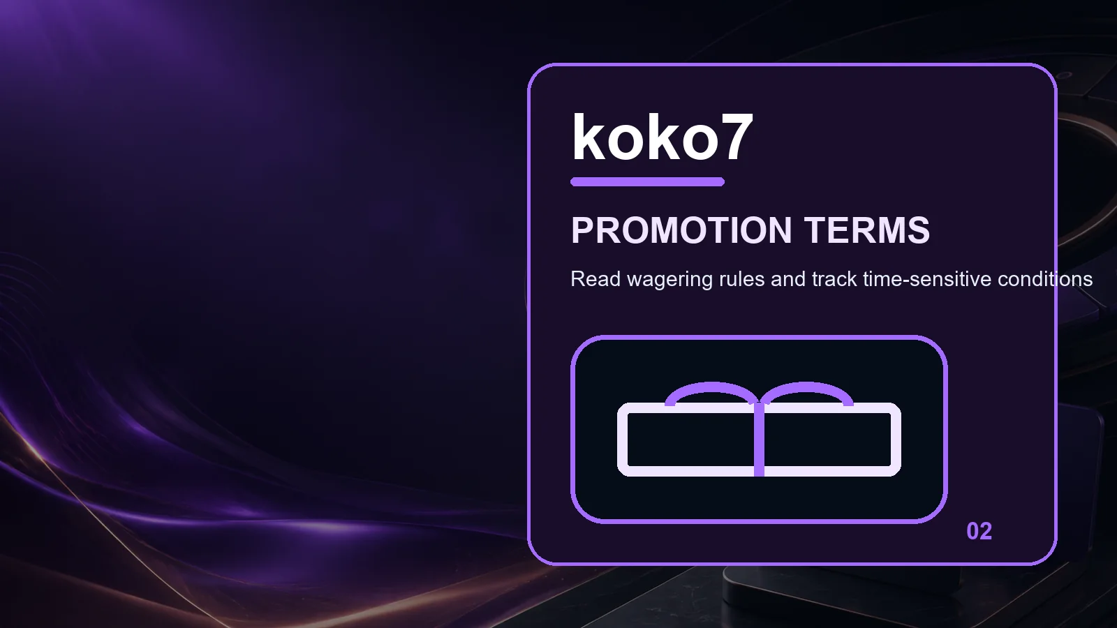 koko7 promotions full-width visual guide 2